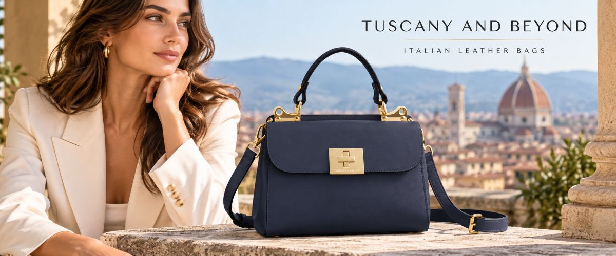Armonia structured Italian leather handbag for women